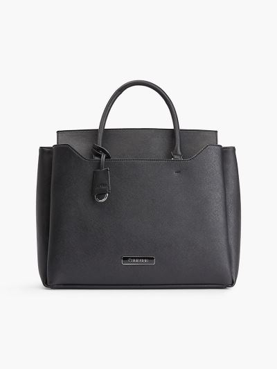 Calvin Klein Táskák & Kiegészítők HU142494 | Calvin Klein Bőr Női Tote Táska Fekete